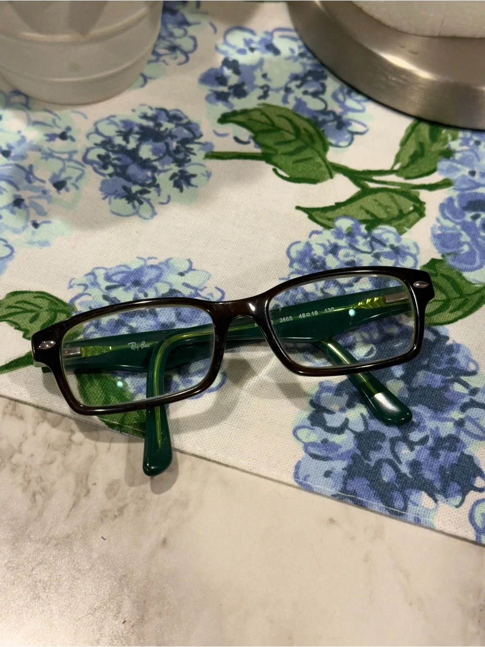 Ray-Ban RB3665 Eyeglass Frames Brown Green